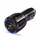 Incarcator Rapid Auto cu 2 Intrari USB - Negru