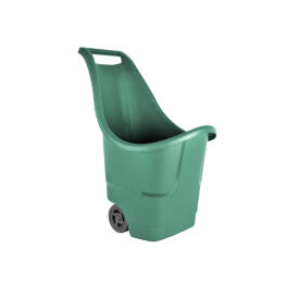 Carucior de Gradina din Plastic - Verde - 50 L