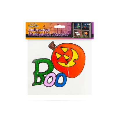 Decor de Halloween pentru Fereastra - Dovleac ”Boo”