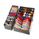 Set Organizator Lenjerie Intima (4 buc.) - Gri